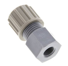 10x8mm & G1/8'' PA Gerade Klemmverschraubung mit Innengewinde 10 bar