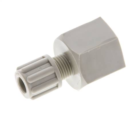6x4mm & G3/8'' PP Druckverschraubung mit Innengewinde 10 bar