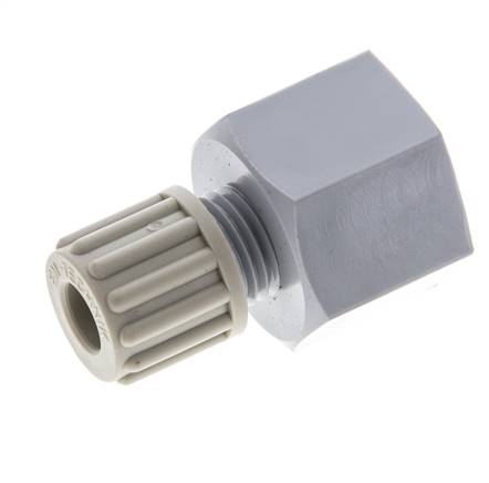 8x6mm & G1/2'' PA Gerade Verschraubung mit Innengewinde 10 bar