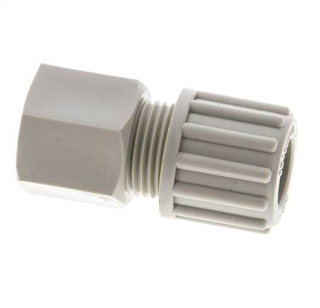 12x10mm & G1/4'' PP Druckverschraubung mit Innengewinde 10 bar