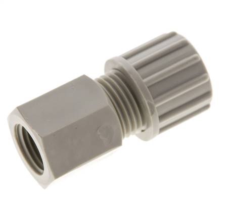 10x8mm & G1/4'' PP Druckverschraubung mit Innengewinde 10 bar