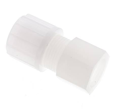 14x12mm & G3/8'' PVDF Druckverschraubung mit Innengewinde 10 bar