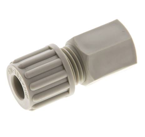 8x6mm & G1/4'' PP Druckverschraubung mit Innengewinde 10 bar