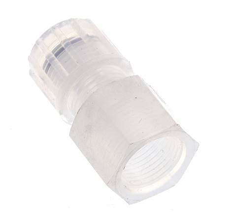 10x8mm & G3/8'' PFA Gerade Schneidverschraubung mit Innengewinde 10 bar