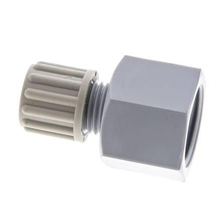 8x6mm & G1/2'' PA Gerade Verschraubung mit Innengewinde 10 bar