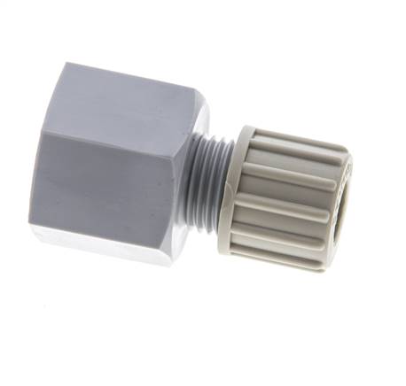 10x8mm & G1/2'' PA Gerade Verschraubung mit Innengewinde 10 bar