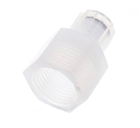 8x6mm & G1/2'' PFA Gerade Schneidverschraubung mit Innengewinde 10 bar