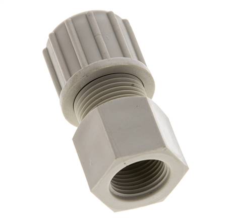 6x4mm & G1/8'' PVDF Druckverschraubung mit Innengewinde 10 bar