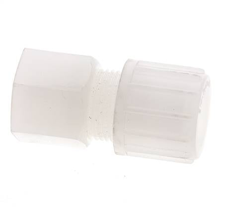 14x12mm & G1/4'' PVDF Druckverschraubung mit Innengewinde 10 bar
