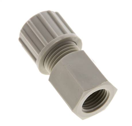 10x8mm & G1/4'' PP Druckverschraubung mit Innengewinde 10 bar