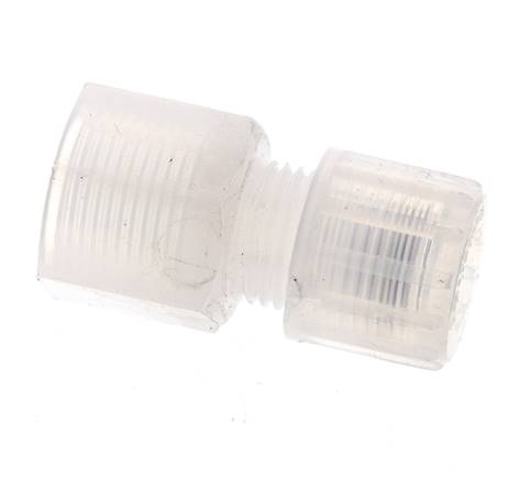 10x8mm & G3/8'' PFA Gerade Schneidverschraubung mit Innengewinde 10 bar