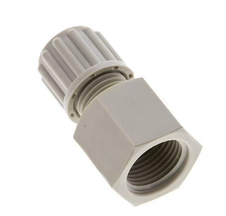 8x6mm & G3/8'' PP Druckverschraubung mit Innengewinde 10 bar