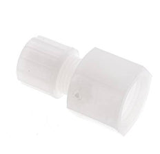 10x8mm & G1/2'' PVDF Druckverschraubung mit Innengewinde 10 bar