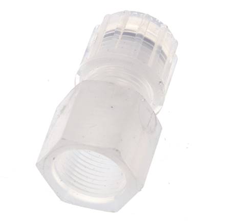 10x8mm & G3/8'' PFA Gerade Schneidverschraubung mit Innengewinde 10 bar