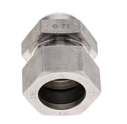 28L & 32mm Gerade Schneidverschraubung aus Edelstahl mit Schweißende 160 bar ISO 8434-1