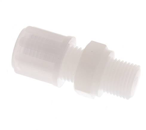 6x4mm & G1/8'' PVDF Druckverschraubung mit Außengewinde 10 bar