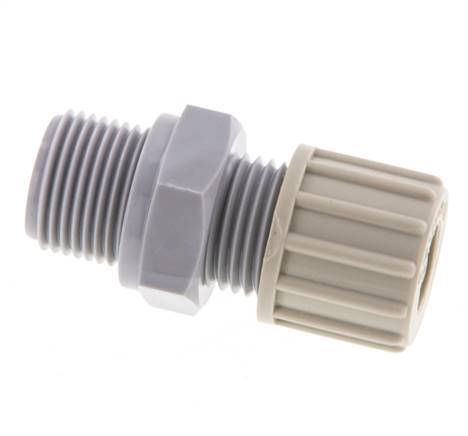10x8mm & G3/8'' PA Gerade Verschraubung mit Außengewinde 10 bar