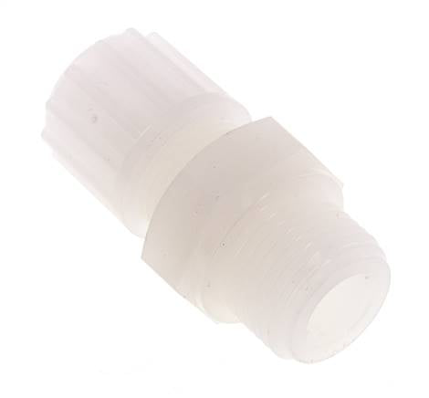 12x10mm & G1/2'' PVDF Druckverschraubung mit Außengewinde 10 bar