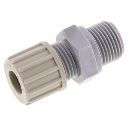 10x8mm & G3/8'' PA Gerade Verschraubung mit Außengewinde 10 bar