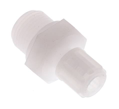 6x4mm & G3/8'' PVDF Druckverschraubung mit Außengewinde 10 bar