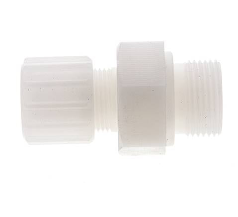 15x9mm & G3/4'' PVDF Klemmverschraubung mit Außengewinde 10 bar PVC und PA