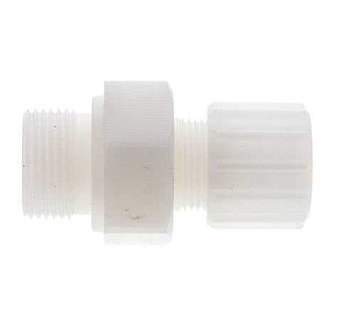 15x9mm & G3/4'' PVDF Klemmverschraubung mit Außengewinde 10 bar PVC und PA