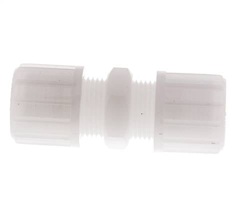 14x12mm PVDF Gerade Druckverschraubung 10 bar