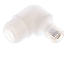 6x4mm & G1/2'' PFA-Winkelverschraubung mit Außengewinde 10 bar