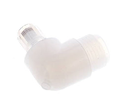 6x4mm & G1/2'' PFA-Winkelverschraubung mit Außengewinde 10 bar