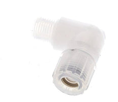 10x8mm & G1/4'' PFA-Winkelverschraubung mit Außengewinde 10 bar