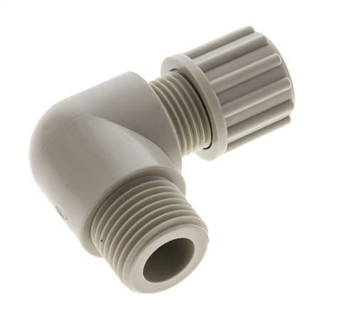 12x10mm & G1/2'' PP-Kompressionsverschraubung mit Außengewinde 10 bar