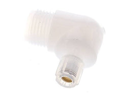 6x4mm & G1/2'' PFA-Winkelverschraubung mit Außengewinde 10 bar