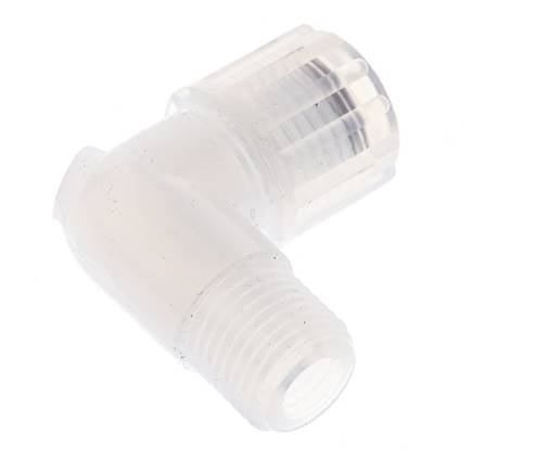 8x6mm & G1/4'' PFA-Winkelverschraubung mit Außengewinde 10 bar