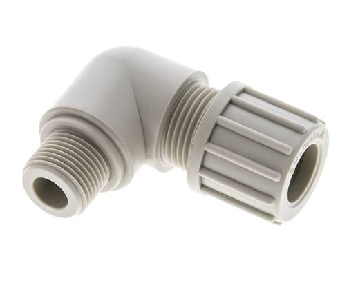14x12mm & G3/8'' PP-Kompressionsverschraubung mit Außengewinde 10 bar
