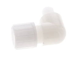 14x12mm & G1/4'' PVDF-Kompressionsverschraubung mit Außengewinde 10 bar
