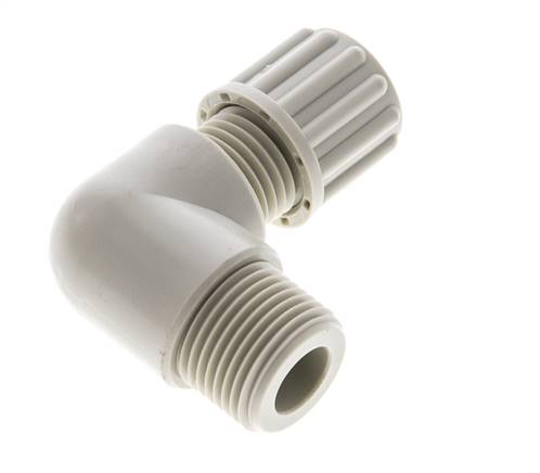 8x6mm & G3/8'' PP-Kompressionsverschraubung mit Außengewinde 10 bar