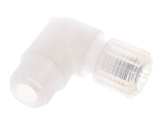 8x6mm & G3/8'' PFA-Winkelverschraubung mit Außengewinde 10 bar