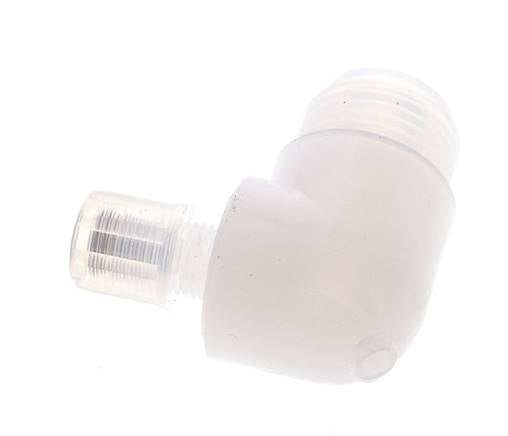 6x4mm & G1/2'' PFA-Winkelverschraubung mit Außengewinde 10 bar