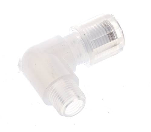 6x4mm & G1/8'' PFA-Winkelverschraubung mit Außengewinde 10 bar