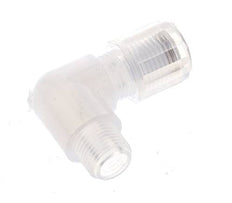 6x4mm & G1/8'' PFA-Winkelverschraubung mit Außengewinde 10 bar