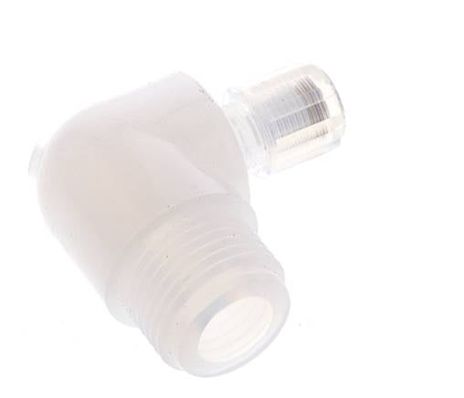 6x4mm & G1/2'' PFA-Winkelverschraubung mit Außengewinde 10 bar