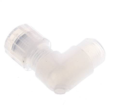 10x8mm & G3/8'' PFA-Winkelverschraubung mit Außengewinde 10 bar