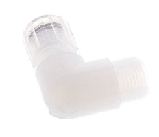 8x6mm & G3/8'' PFA-Winkelverschraubung mit Außengewinde 10 bar