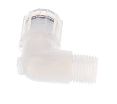 8x6mm & G1/4'' PFA-Winkelverschraubung mit Außengewinde 10 bar