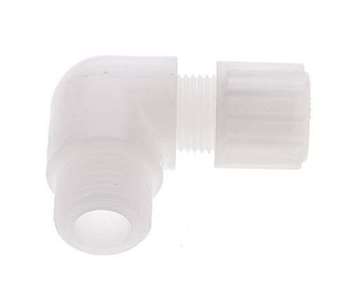 12x10mm & G1/2'' PVDF-Kompressionsverschraubung mit Außengewinde 10 bar