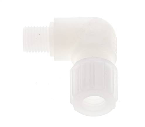 10x8mm & G1/4'' PVDF-Kompressionsverschraubung mit Außengewinde 10 bar