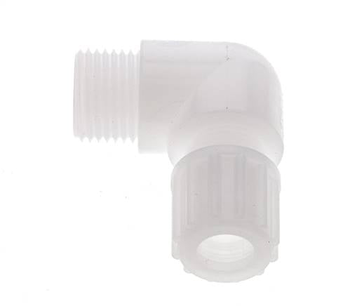 12x10mm & G1/2'' PVDF-Kompressionsverschraubung mit Außengewinde 10 bar