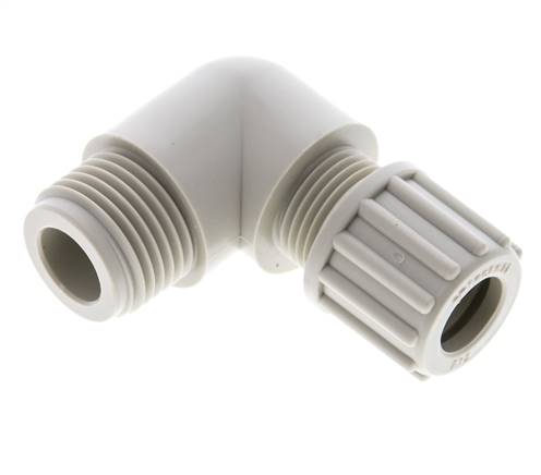 12x9mm & G1/2'' PP-Kompressionsverschraubung mit Außengewinde 10 bar