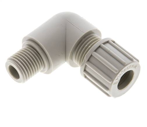 10x8mm & G1/4'' PP-Kompressionsverschraubung mit Außengewinde 10 bar