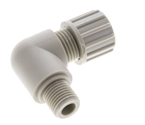 10x8mm & G1/4'' PP-Kompressionsverschraubung mit Außengewinde 10 bar
